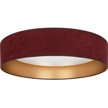 Brilagi - LED plafondlamp VELVET SIMPLE LED/24W/230V 4000K Ø 45 cm bordeaux/goud