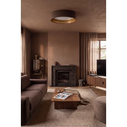Brilagi - LED plafondlamp VELVET SIMPLE LED/24W/230V 4000K Ø 45 cm bruin/goud