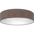 Brilagi - LED plafondlamp VELVET SIMPLE LED/24W/230V 4000K Ø 45 cm bruin