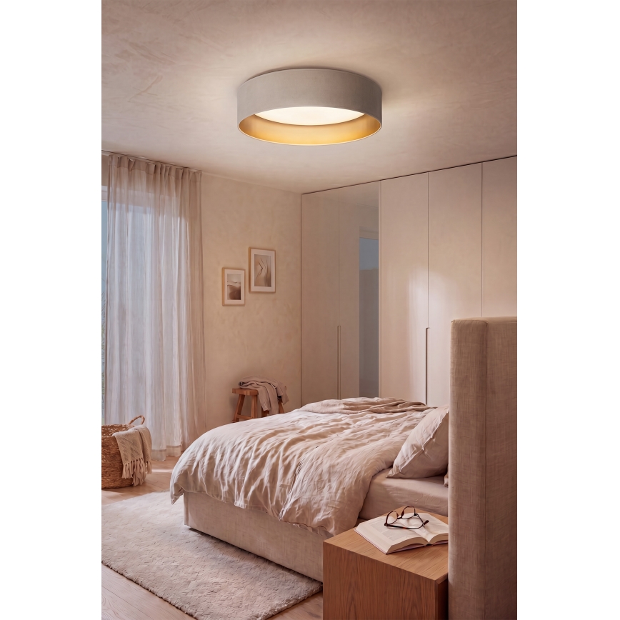 Brilagi - LED-plafondlamp VELVET SIMPLE LED/24W/230V 4000K Ø 45 cm crème/goud