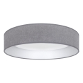 Brilagi - LED plafondlamp VELVET SIMPLE LED/24W/230V 4000K Ø 45 cm grijs