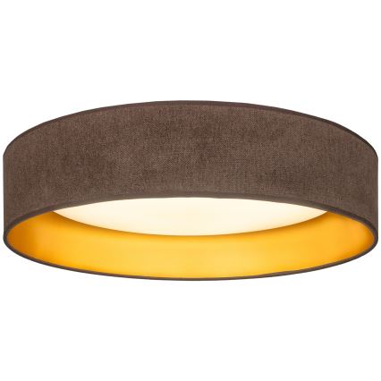 Brilagi - LED-plafondlamp VELVET SIMPLE LED/36W/230V 3000K Ø 55 cm bruin/goud
