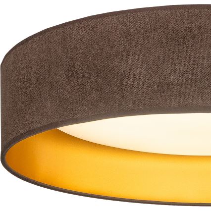 Brilagi - LED-plafondlamp VELVET SIMPLE LED/36W/230V 3000K Ø 55 cm bruin/goud