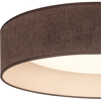 Brilagi - LED-plafondlamp VELVET SIMPLE LED/36W/230V 3000K Ø 55 cm bruin
