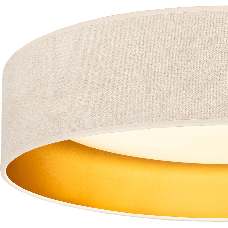 Brilagi - LED plafondlamp VELVET SIMPLE LED/36W/230V 3000K Ø 55 cm crème/goud