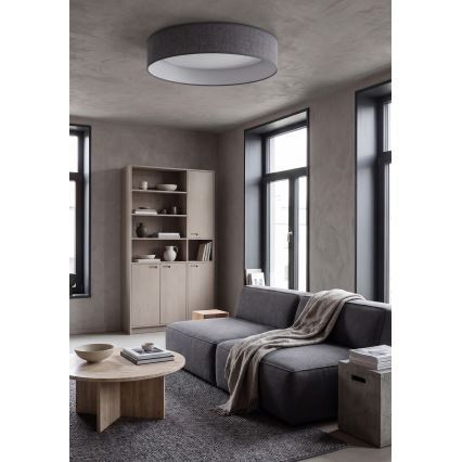 Brilagi - LED plafondlamp VELVET SIMPLE LED/36W/230V 3000K Ø 55 cm grijs