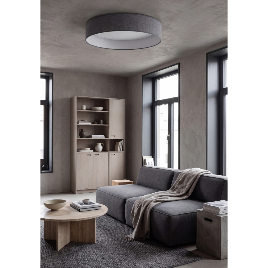 Brilagi - LED plafondlamp VELVET SIMPLE LED/36W/230V 3000K Ø 55 cm grijs