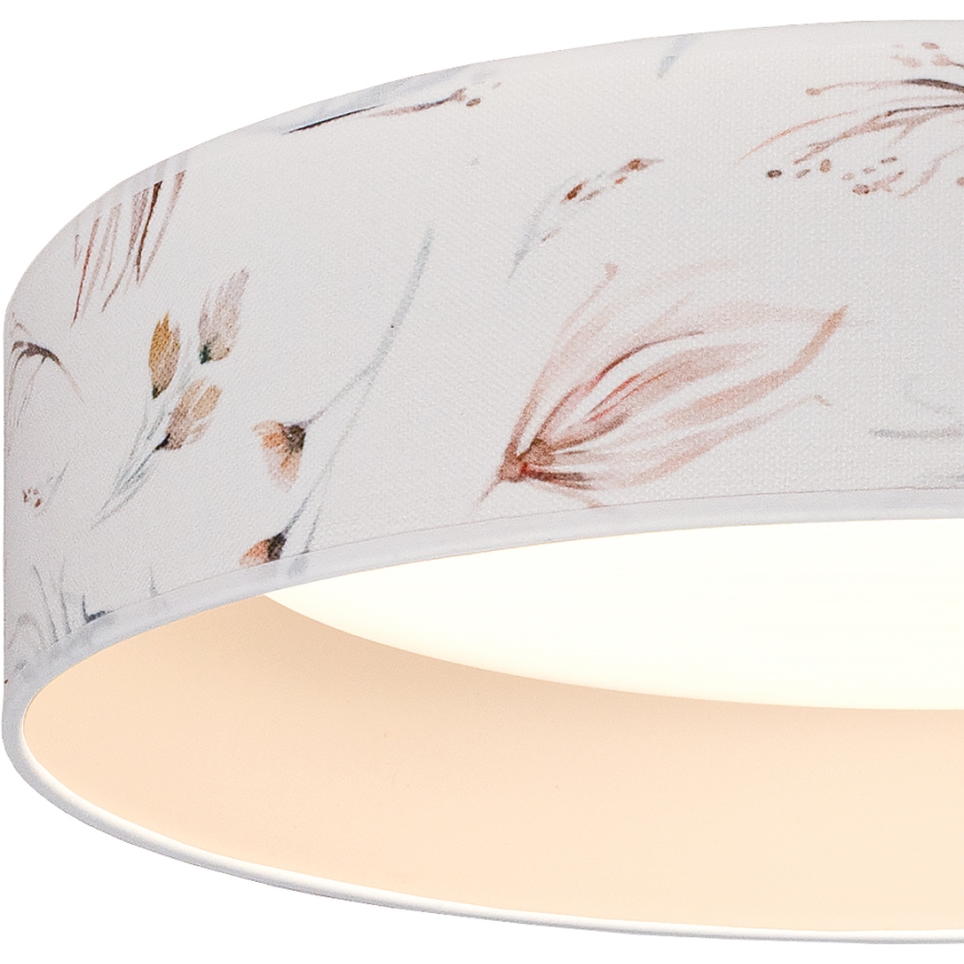 Brilagi - LED-plafondlamp VELVET SIMPLE LED/36W/230V 3000K Ø 55 cm wit/bloemen