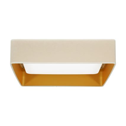 Brilagi - LED Plafondlamp VELVET SQUARE LED/24W/230V crème