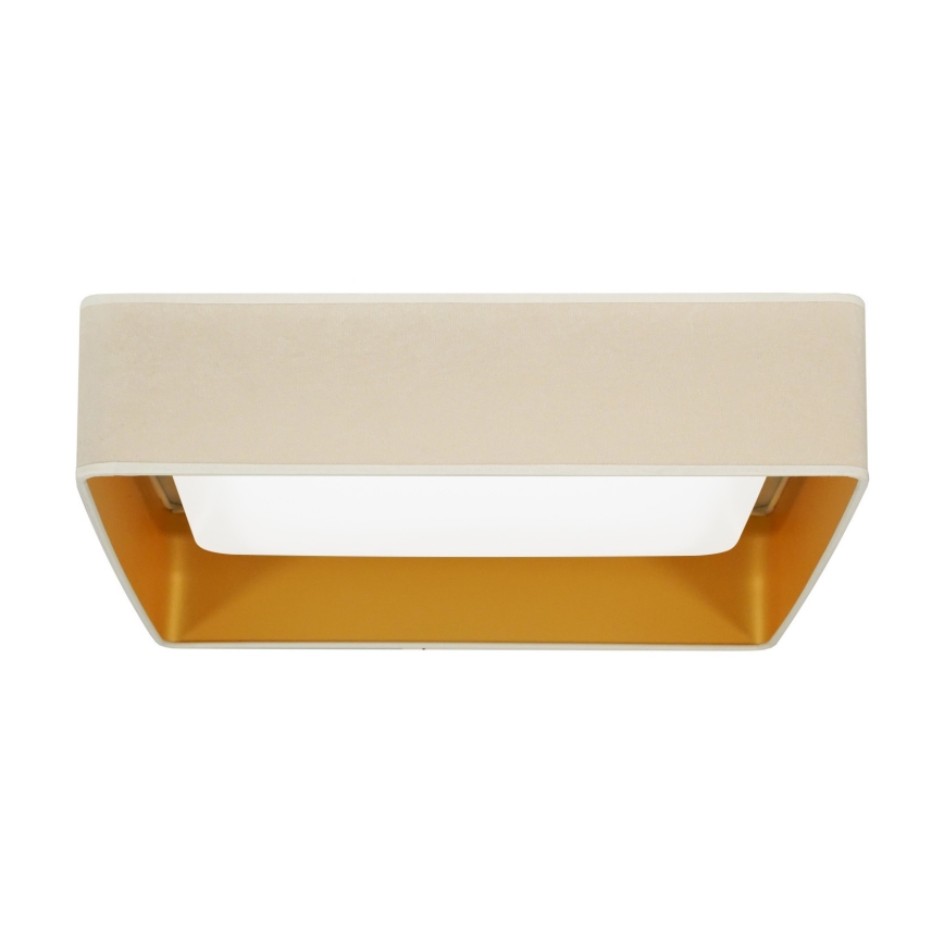 Brilagi - LED Plafondlamp VELVET SQUARE LED/24W/230V crème