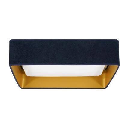 Brilagi - LED Plafondlamp VELVET SQUARE LED/24W/230V donkerblauw