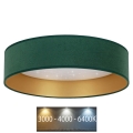 Brilagi - LED Plafondlamp VELVET STAR LED/24W/230V d. 40 cm 3000K/4000K/6400K groen/goud