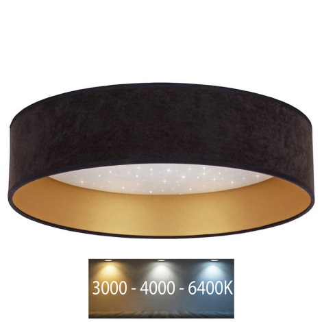Vul in In zoomen smeren Brilagi - LED Plafondlamp VELVET STAR LED/24W/230V d. 40 cm zwart/goud |  Lampenmanie