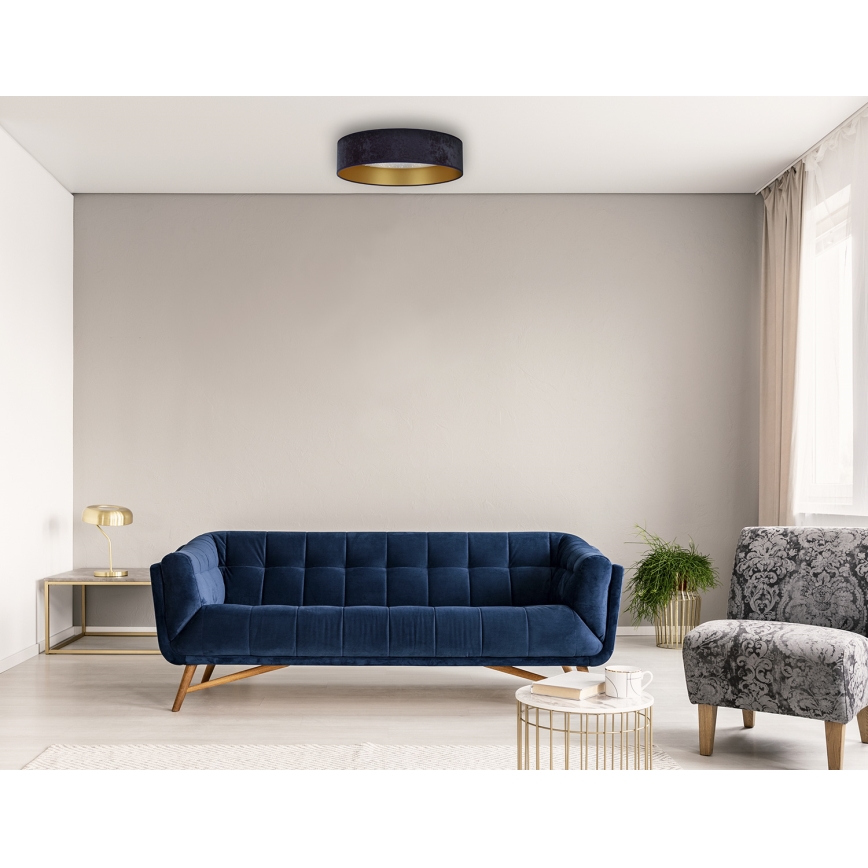 Brilagi - LED Plafondlamp VELVET STAR LED/24W/230V d. 40 cm 3000K/4000K/6400K blauw/goud