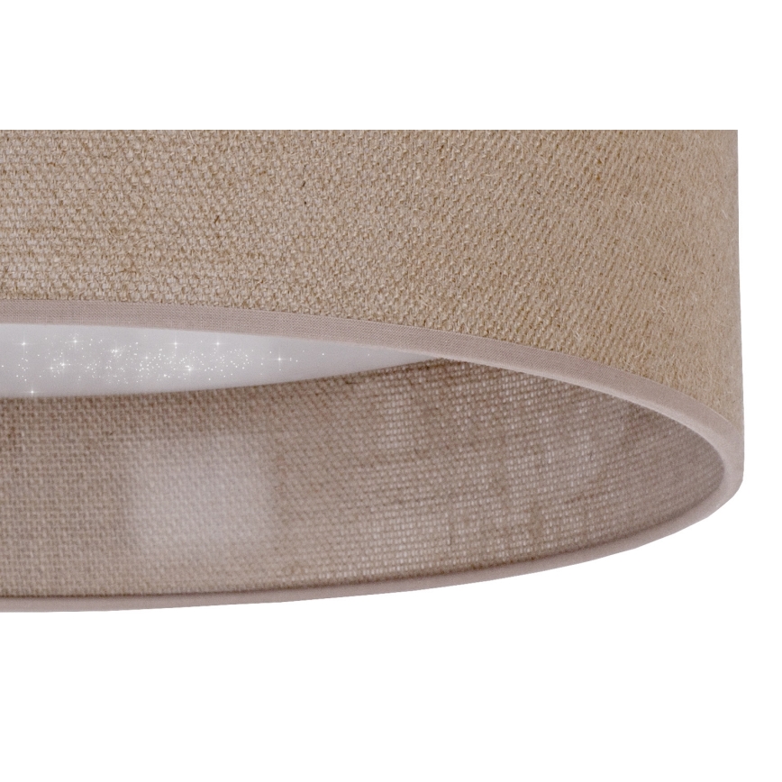 Brilagi - LED Plafondlamp VELVET STAR LED/24W/230V d. 40 cm 3000K/4000K/6400K bruin