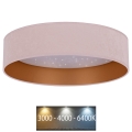 Brilagi - LED Plafondlamp VELVET STAR LED/36W/230V d. 55 cm 3000K/4000K/6400K roze/goud
