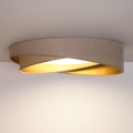 BRILAGI - LED plafondlamp VELVET TWIST LED/24W/230V 4000K Ø 55 cm beige/goud