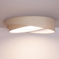 BRILAGI - LED plafondlamp VELVET TWIST LED/24W/230V 4000K Ø 55 cm beige