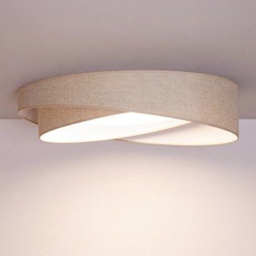 BRILAGI - LED plafondlamp VELVET TWIST LED/24W/230V 4000K Ø 55 cm beige
