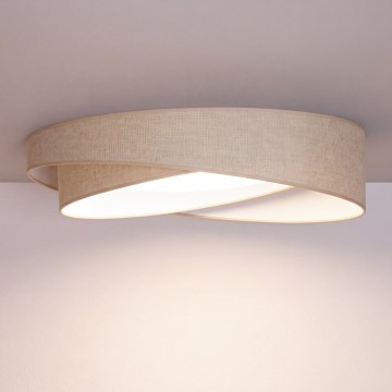BRILAGI - LED plafondlamp VELVET TWIST LED/24W/230V 4000K Ø 55 cm beige