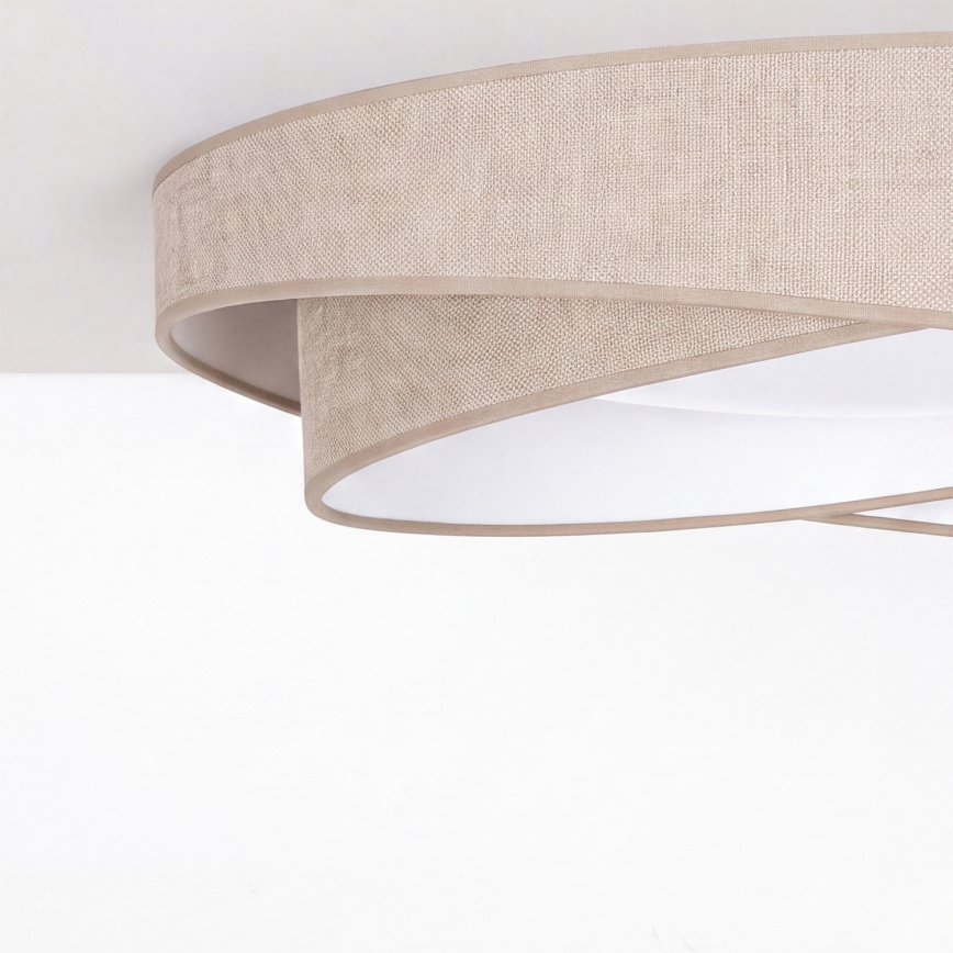 BRILAGI - LED plafondlamp VELVET TWIST LED/24W/230V 4000K Ø 55 cm beige