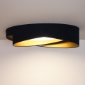 BRILAGI - LED-plafondlamp VELVET TWIST LED/24W/230V 4000K Ø 55 cm blauw/goud