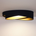 BRILAGI - LED plafondlamp VELVET TWIST LED/24W/230V 4000K Ø 55 cm blauw/goud