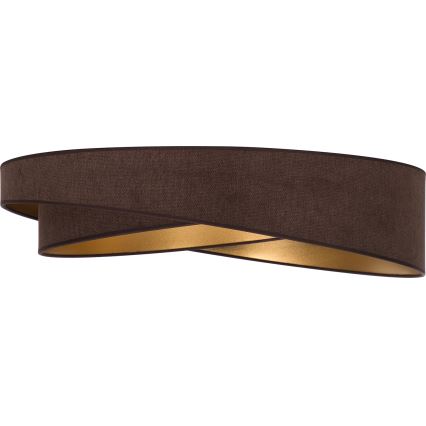BRILAGI - LED-plafondlamp VELVET TWIST LED/24W/230V 4000K Ø 55 cm bruin/goud