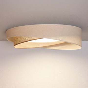 BRILAGI - LED plafondlamp VELVET TWIST LED/24W/230V 4000K Ø 55 cm crème/beige