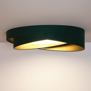 BRILAGI - LED plafondlamp VELVET TWIST LED/24W/230V 4000K Ø 55 cm groen/goud