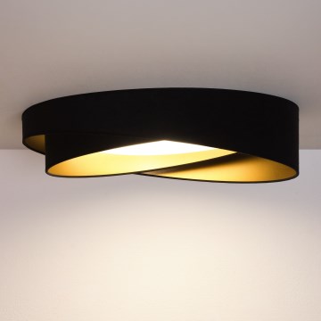 BRILAGI - LED Plafondlamp VELVET TWIST LED/24W/230V 4000K Ø 55 cm zwart/goud