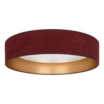 Brilagi - LED-plafondlamp VELVET VARI LED/24W/230V 3000/4000/6500K Ø 45 cm bordeaux/goud