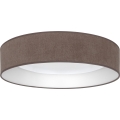 Brilagi - LED-plafondlamp VELVET VARI LED/24W/230V 3000/4000/6500K Ø 45 cm, bruin