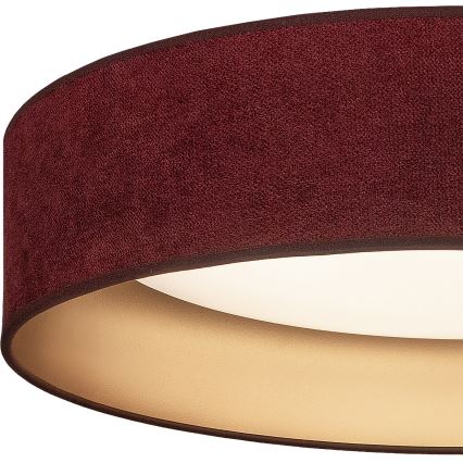 Brilagi - LED-plafondlamp VELVET VARI LED/24W/230V 3000/4000/6500K Ø 45 cm bordeaux/goud
