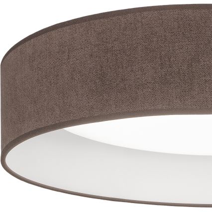 Brilagi - LED-plafondlamp VELVET VARI LED/24W/230V 3000/4000/6500K Ø 45 cm, bruin