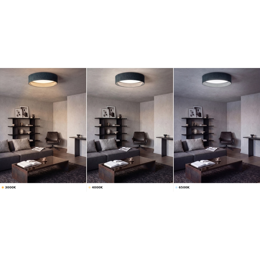 Brilagi - LED-plafondlamp VELVET VARI LED/24W/230V 3000/4000/6500K Ø 45 cm groen
