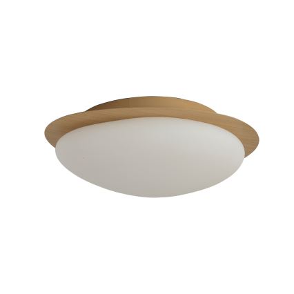 Brilagi - LED plafondlamp VISBY WOOD LED/18W/230V Ø 38 cm bruin