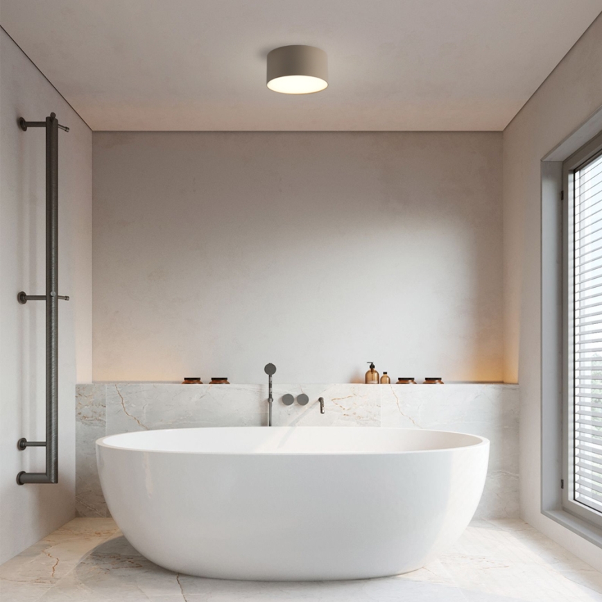 Brilagi - FORIS LED plafondlamp voor badkamer, 14W/230V, Ø 12 cm, beige, IP44