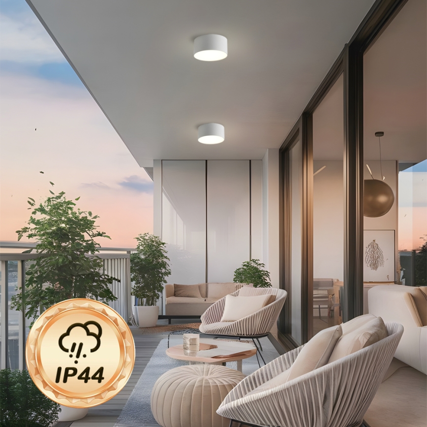 Brilagi - LED plafondlamp voor badkamer FORIS LED/14W/230V Ø 12 cm wit IP44