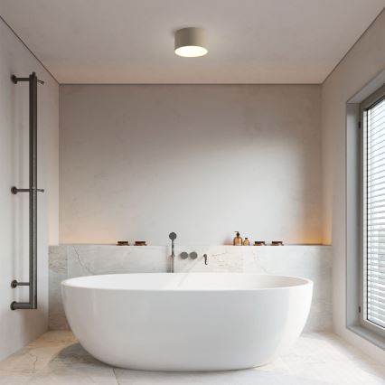 Brilagi - FORIS LED plafondlamp voor badkamer LED/9W/230V Ø 9 cm beige IP44 CRI 90