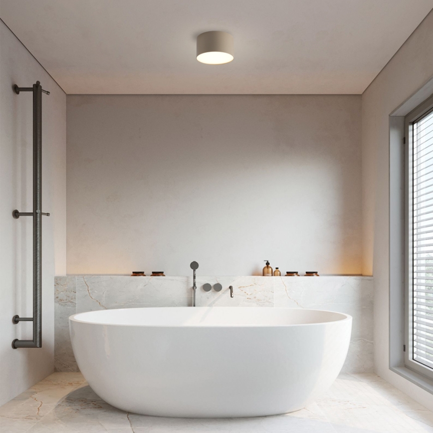 Brilagi - FORIS LED plafondlamp voor badkamer LED/9W/230V Ø 9 cm beige IP44 CRI 90