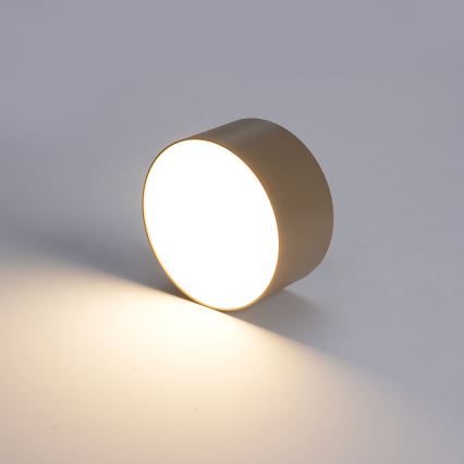 Brilagi - FORIS LED plafondlamp voor badkamer LED/9W/230V Ø 9 cm beige IP44 CRI 90