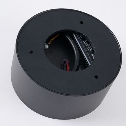 Brilagi - LED-plafondlamp voor badkamer FORIS LED/9W/230V Ø 9 cm zwart IP44