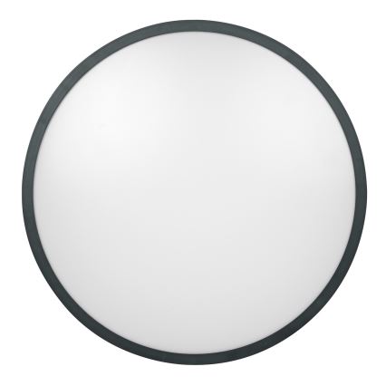 Brilagi - ZENNA LED plafondlamp voor badkamer met sensor LED/18W/230V Ø 29,5 cm IP44 antraciet + afstandsbediening