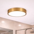 Brilagi - LED plafondlamp voor badkamer POOL LED/24W/230V 3000/4000/5500K Ø 30 cm IP54 brons