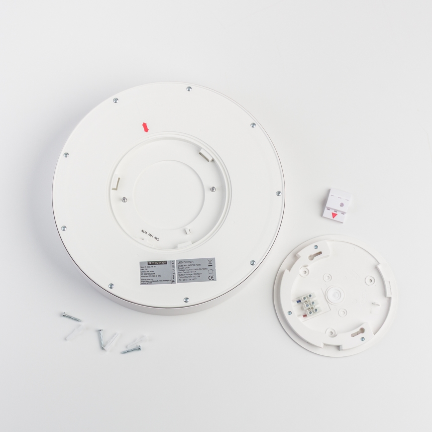 Brilagi - LED badkamerplafondlamp POOL LED/24W/230V 3000/4000/5500K Ø 30 cm IP54 wit