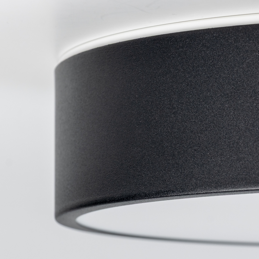 Brilagi - LED badkamerplafondlamp POOL LED/24W/230V 3000/4000/5500K Ø 30 cm IP54 zwart