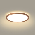 Brilagi - LED plafondlamp voor badkamer ULTRA SLIM LED/12W/230V Ø 22,5 cm roségoud IP54