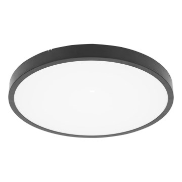 Brilagi - LED plafondlamp voor badkamer ZENNA LED/18W/230V Ø 29,5 cm IP44 antraciet