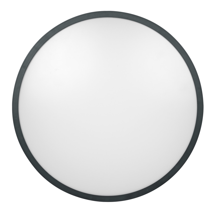 Brilagi - LED plafondlamp voor badkamer ZENNA LED/18W/230V Ø 29,5 cm IP44 antraciet